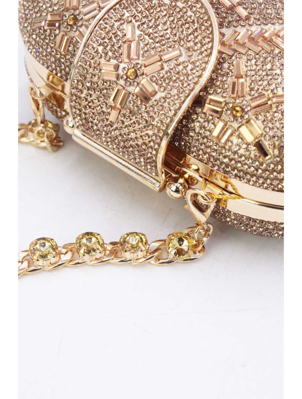 Pochette Soirée ou Marriage Strass 25R-3705-Doré — vue 5