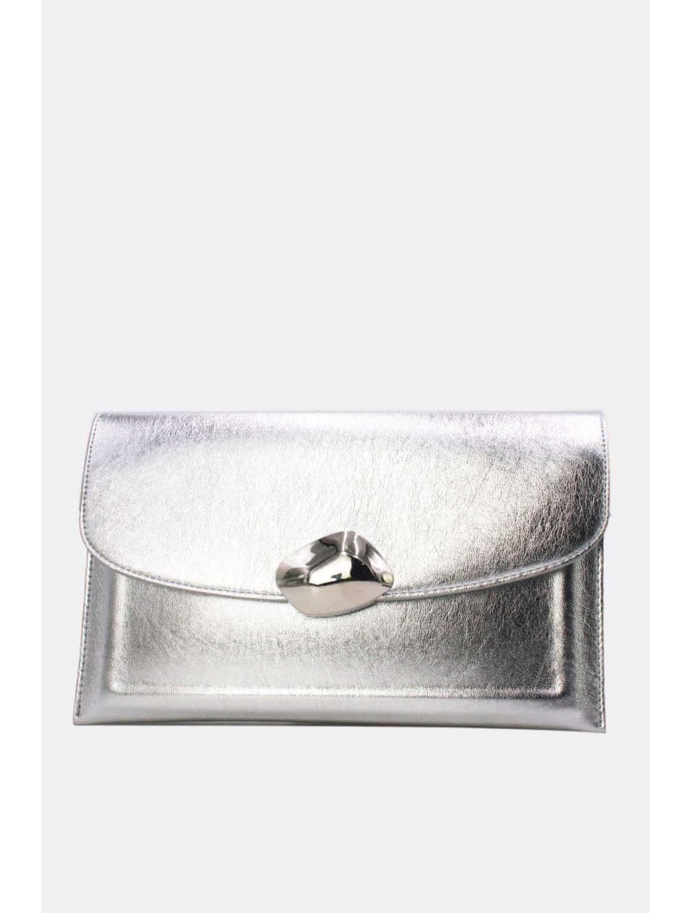 Pochette Bandoulière Vernis 25P-6319-Argenté