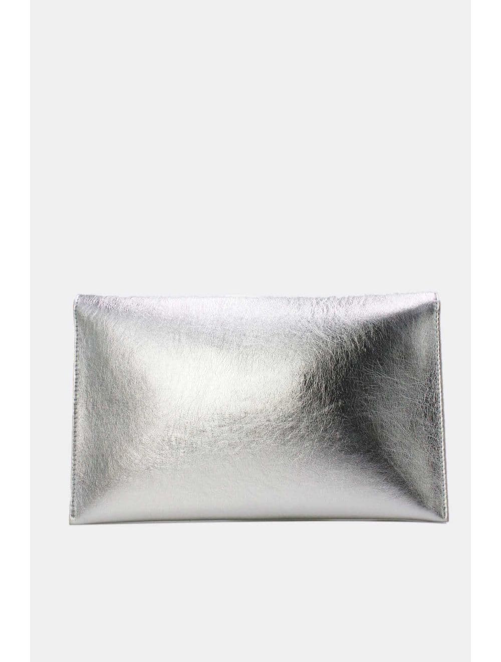 Pochette Bandoulière Vernis 25P-6319-Argenté — vue 3