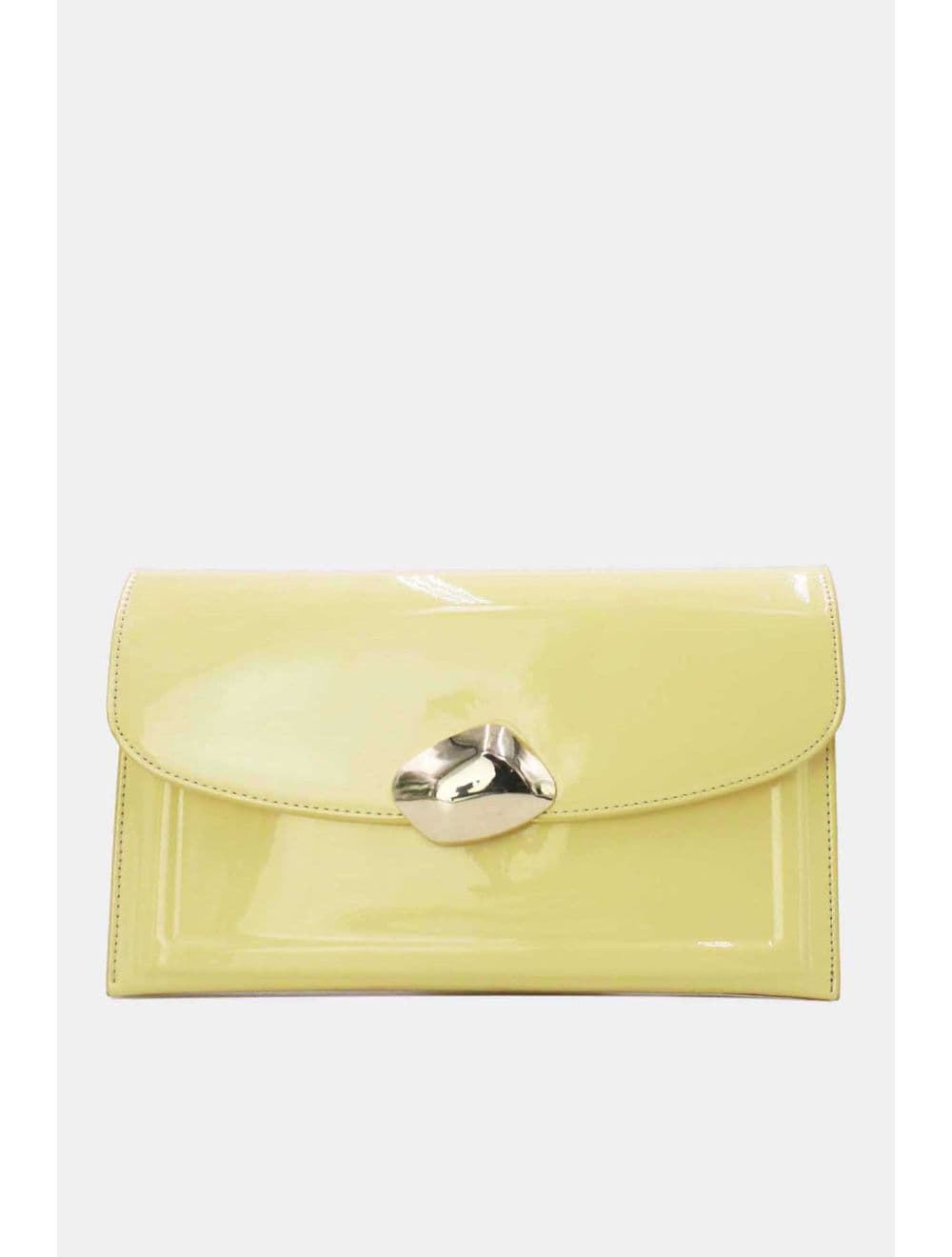Pochette Bandoulière Vernis 25P-6319-Jaune