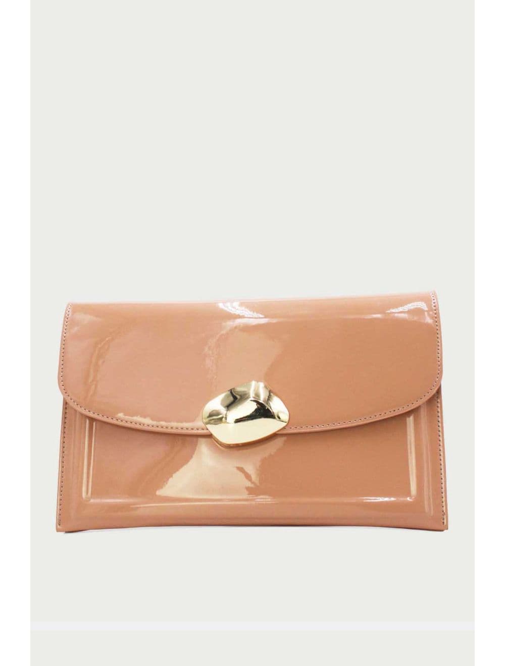 Pochette Bandoulière Vernis 25P-6319-Beige