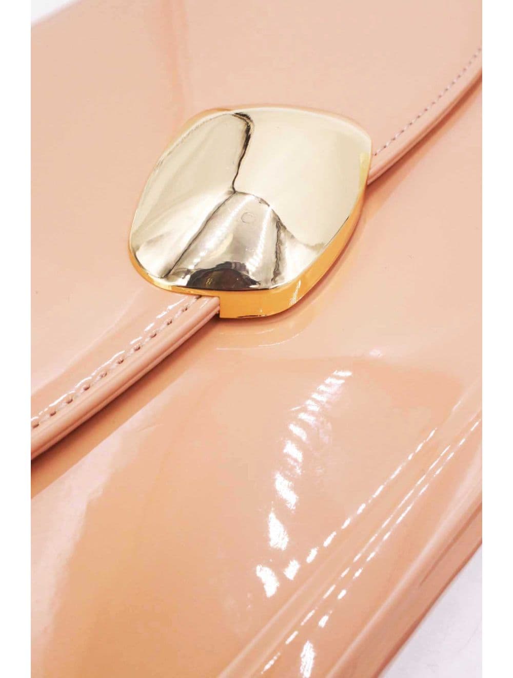 Pochette Bandoulière Vernis 25P-6319-Beige — vue 5