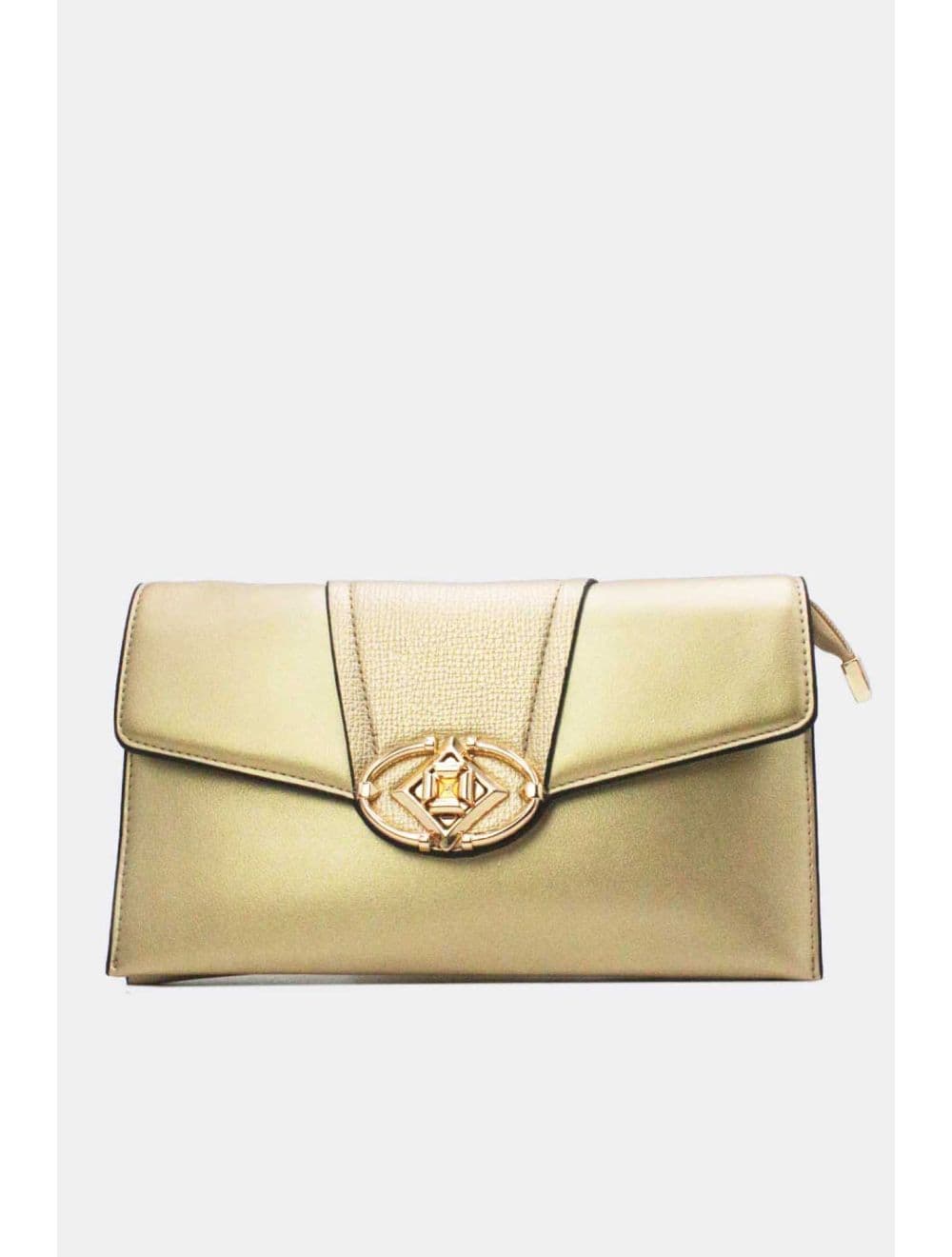 Pochette Bandoulière Effet Cuir Chic 25P-6305-Doré