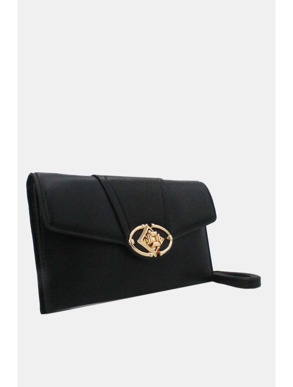 Pochette Bandoulière Effet Cuir Chic 25P-6305-Noir — vue 2