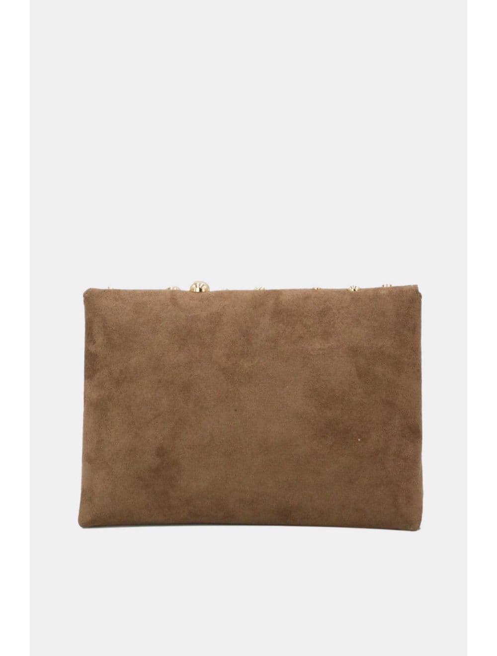 Pochette Bandoulière Velours Clouté 25P-6165-Camel — vue 3