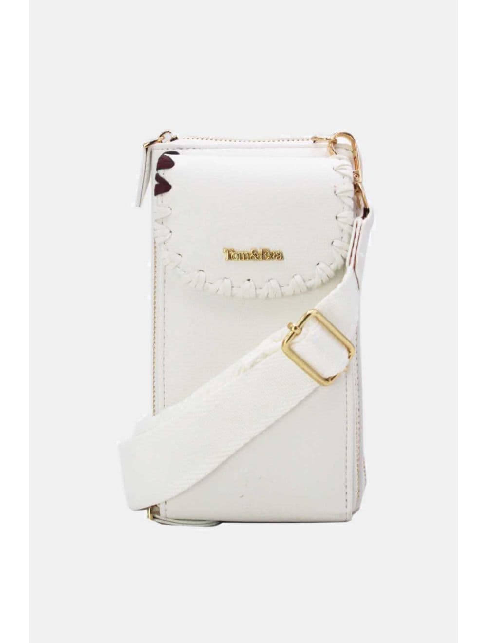 Pochette Téléphone Effet Grainé 24P-6022-White