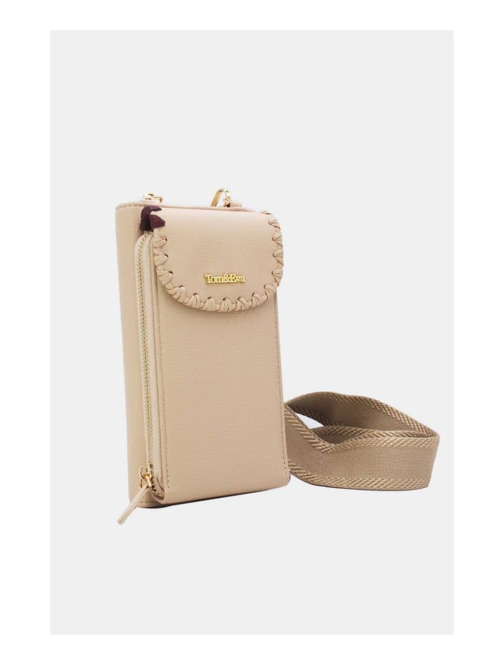 Pochette Téléphone Effet Grainé 24P-6022-Beige — vue 3
