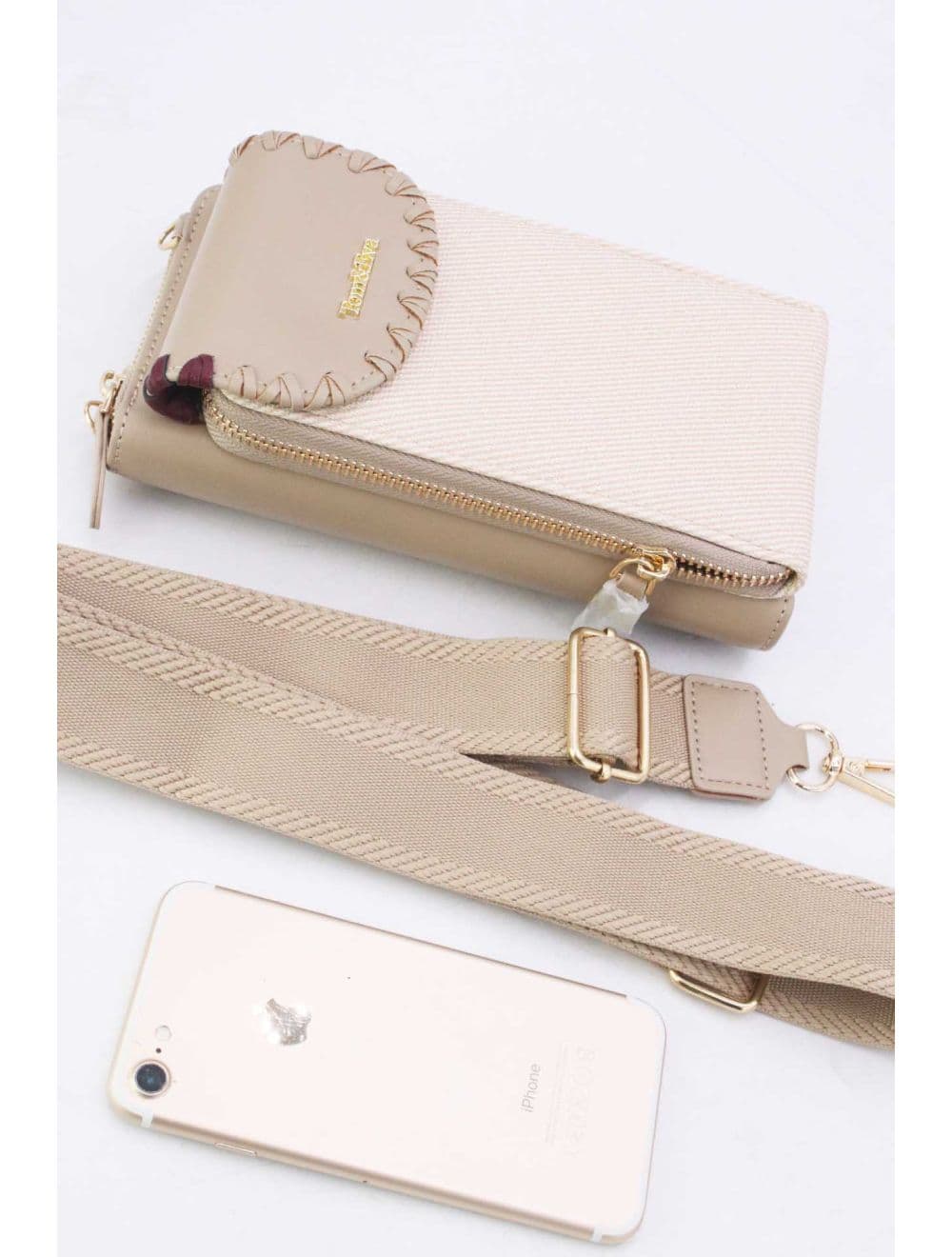 Pochette Téléphone Effet Grainé 24P-6022-Kaki — vue 5