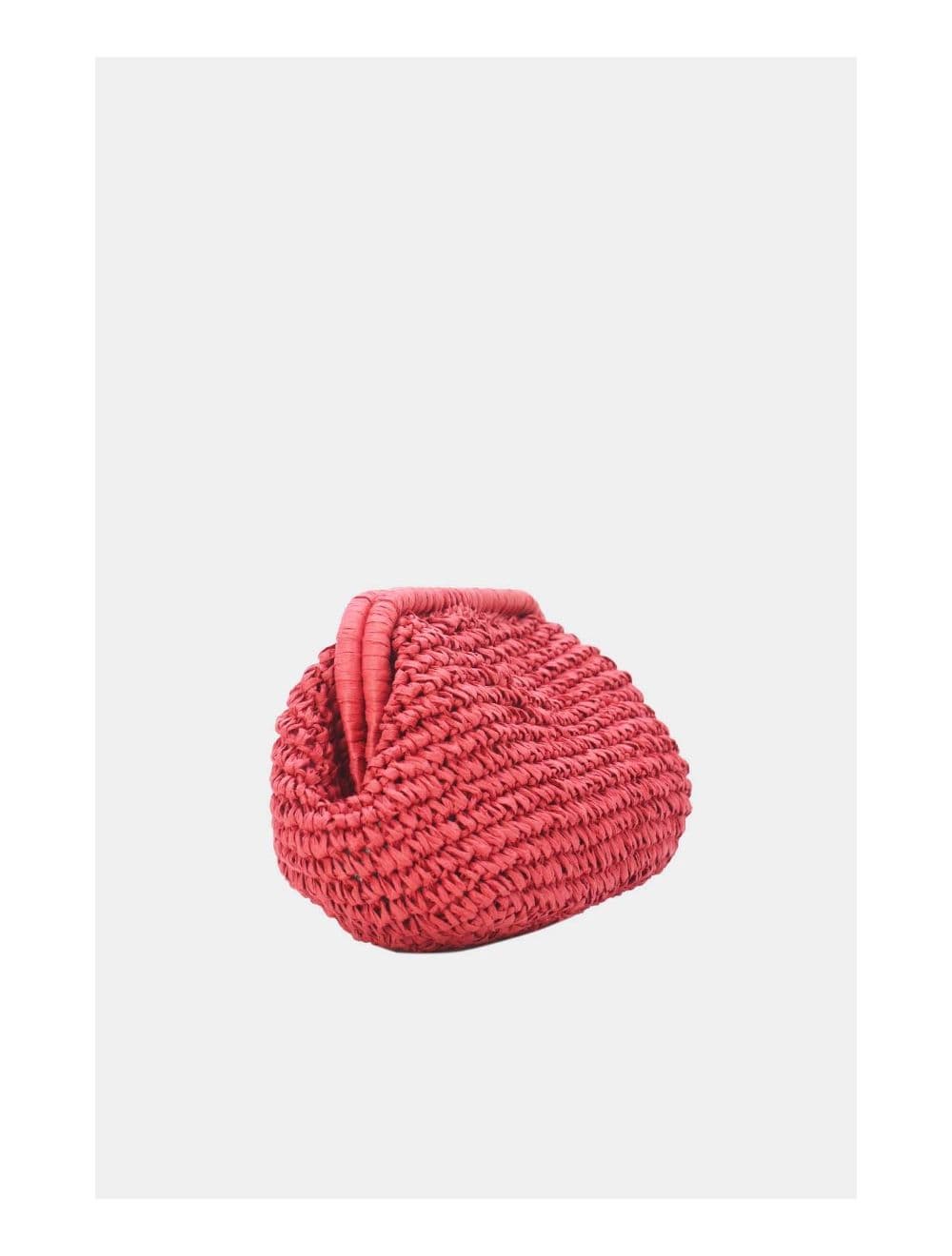 Pochette Structure En Paille 24P-6069-Rouge — vue 3