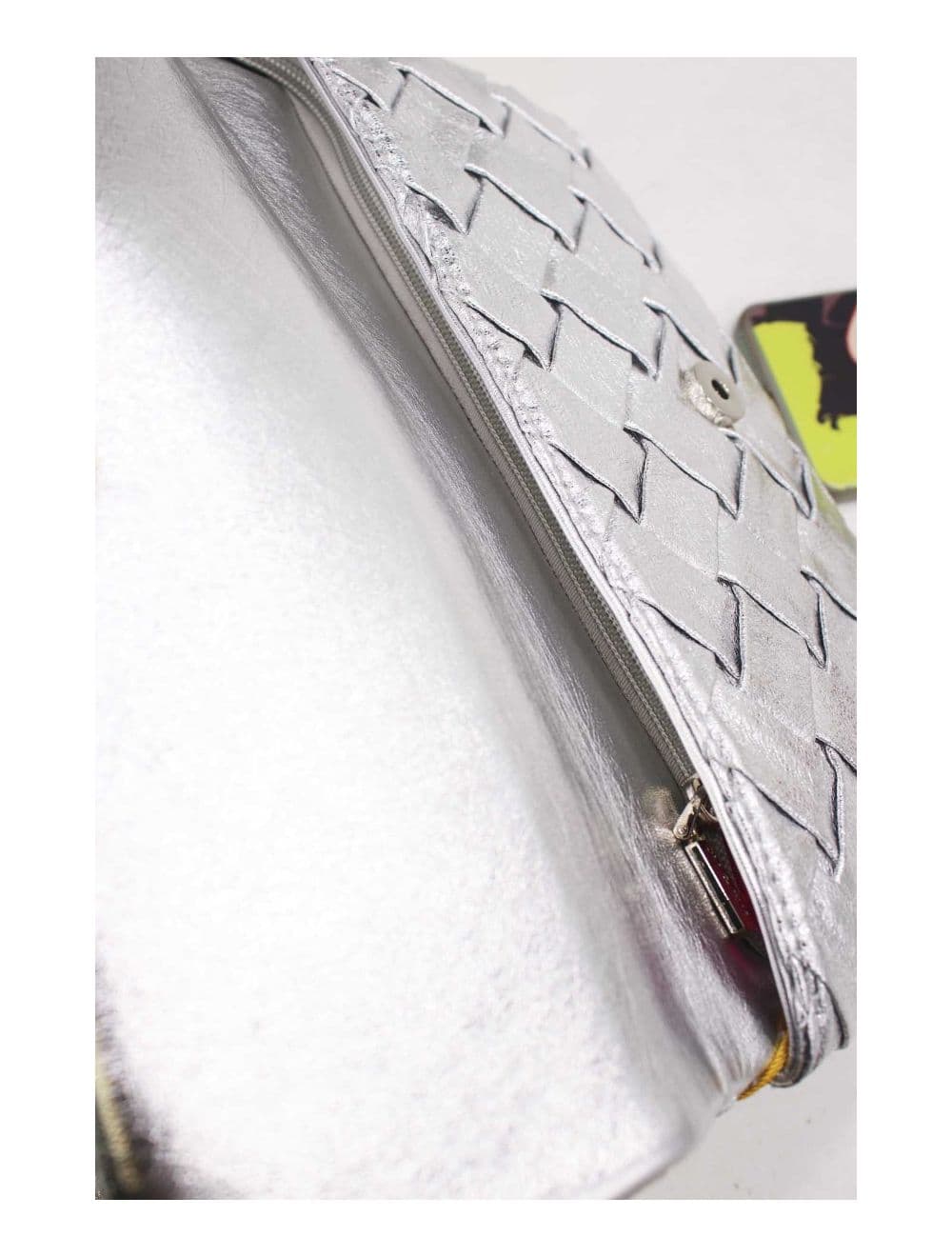 Pochette Bandoulière Tressé 24P-5938-Argent