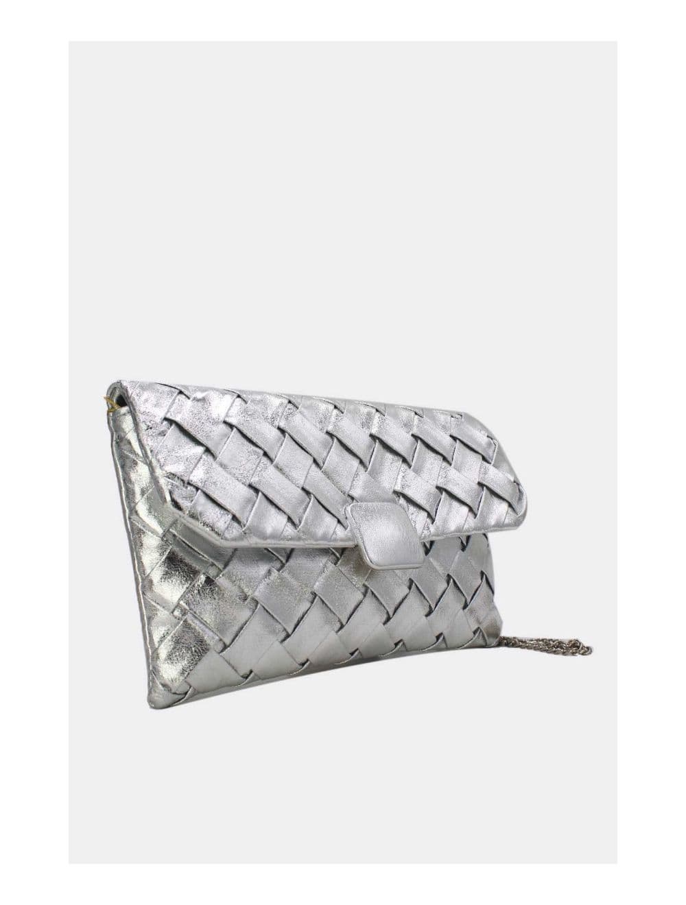 Pochette Bandoulière Tressé 24P-5938-Argent — vue 3