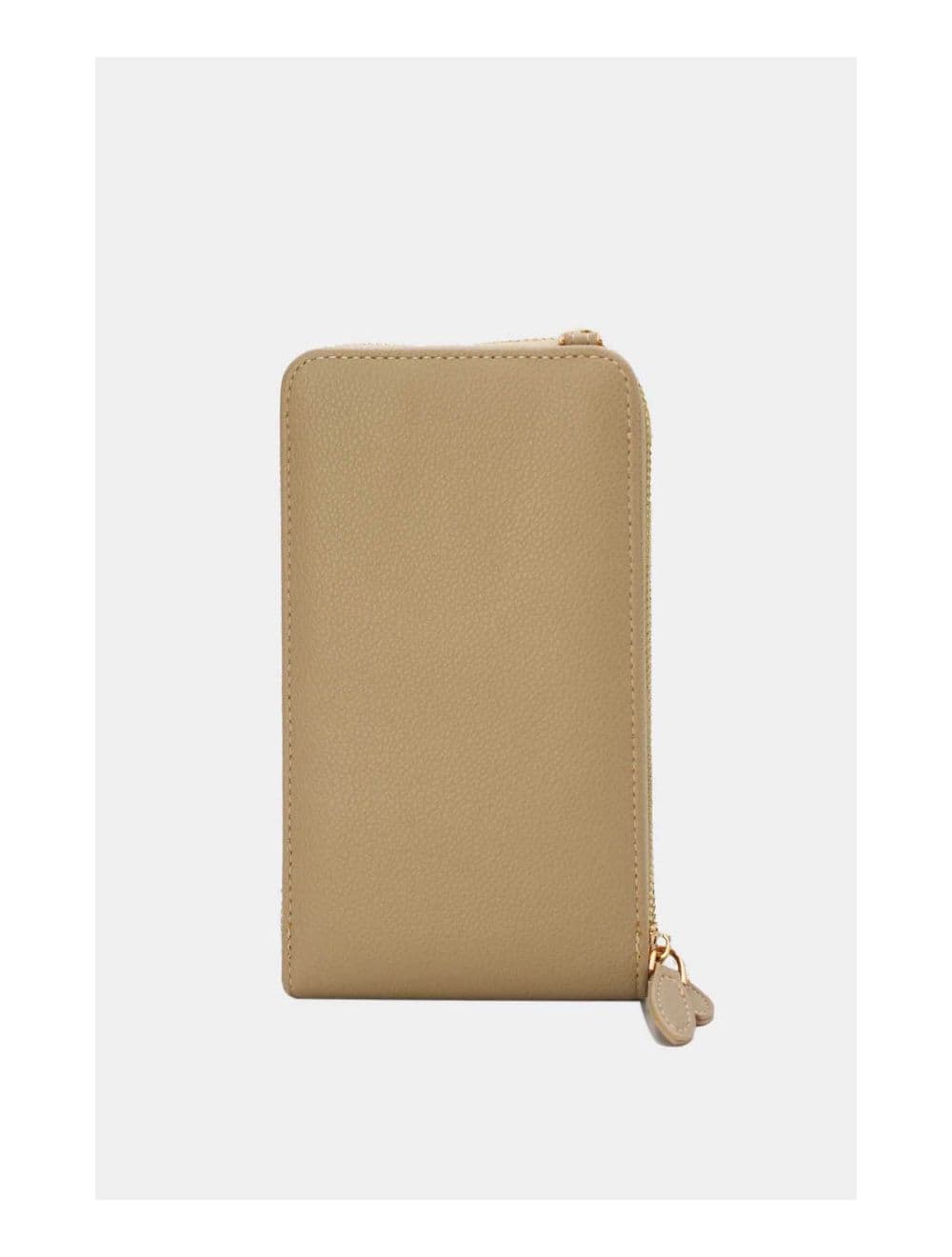 Pochette Téléphone Effet Paille Avec Porte Lunette 24P-5944-Abricot — vue 3