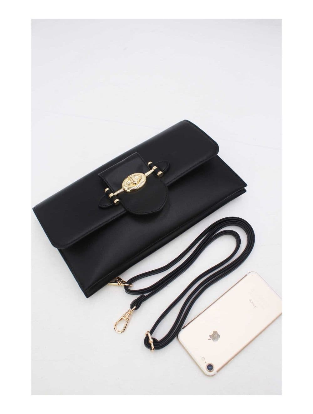 Pochette Bandoulière Bicolores 24P-5973-Noir — vue 5