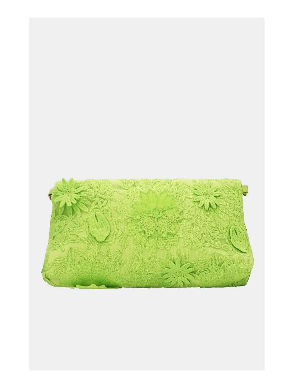 Pochette Transformable Broderie Floral 23P-5818-Vert — vue 4