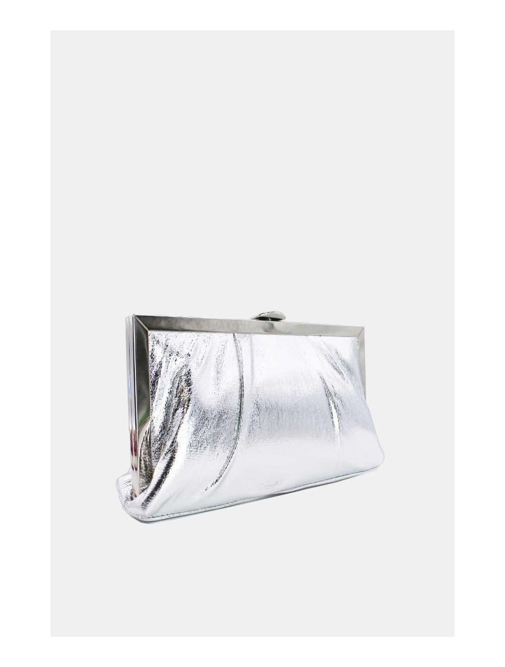 Pochette Soirée ou Mariage Avec Bandoulière-19G-2812-Argent — vue 2
