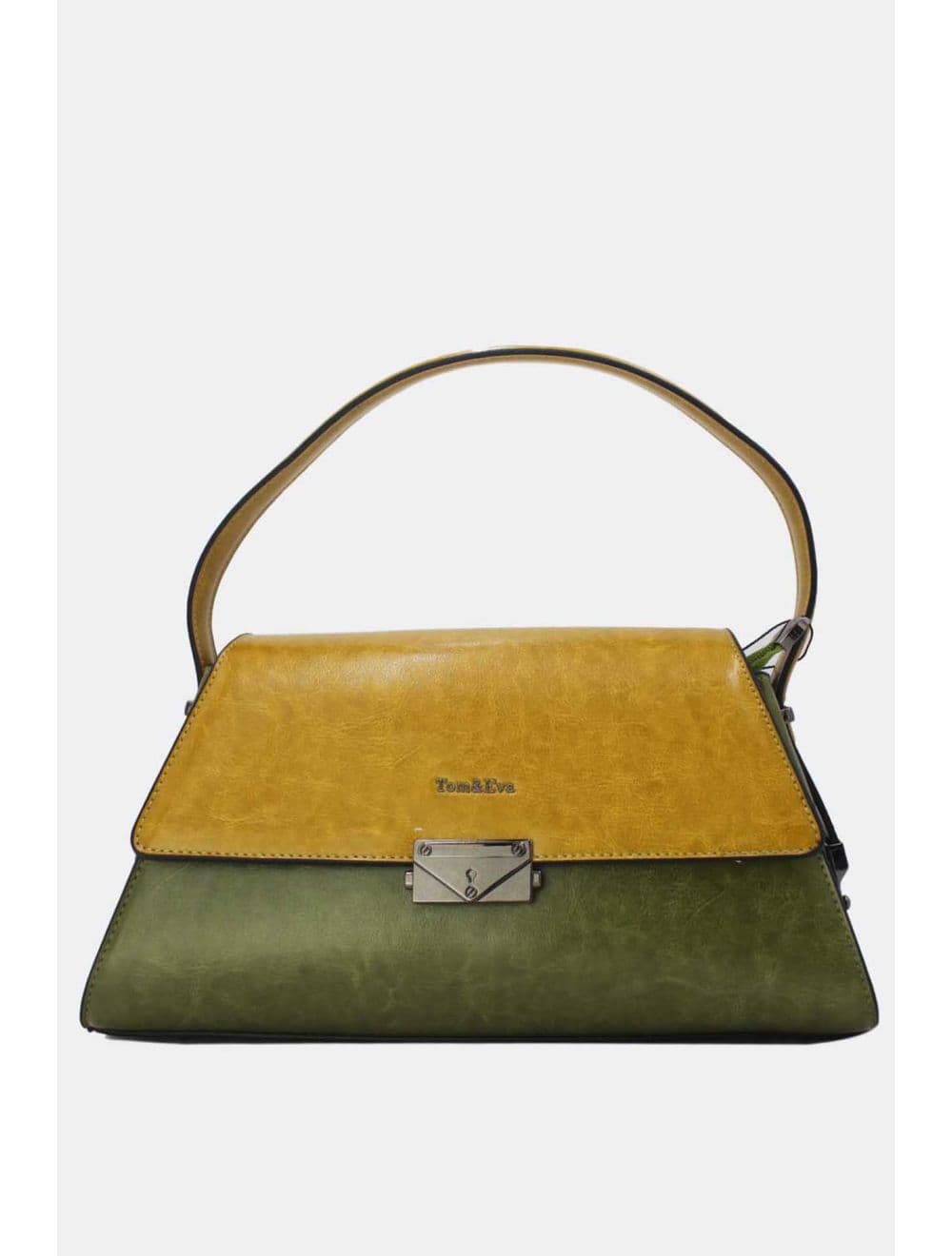 Sac Porté Épaule Vintage 25B-6127-Green/Yellow