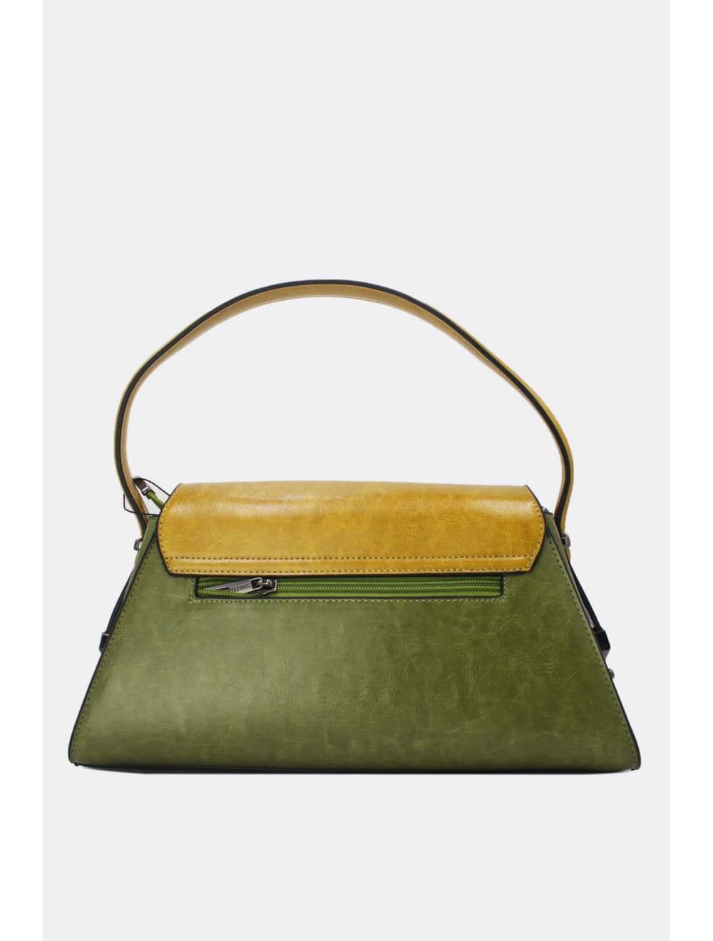 Sac Porté Épaule Vintage 25B-6127-Green/Yellow — vue 3