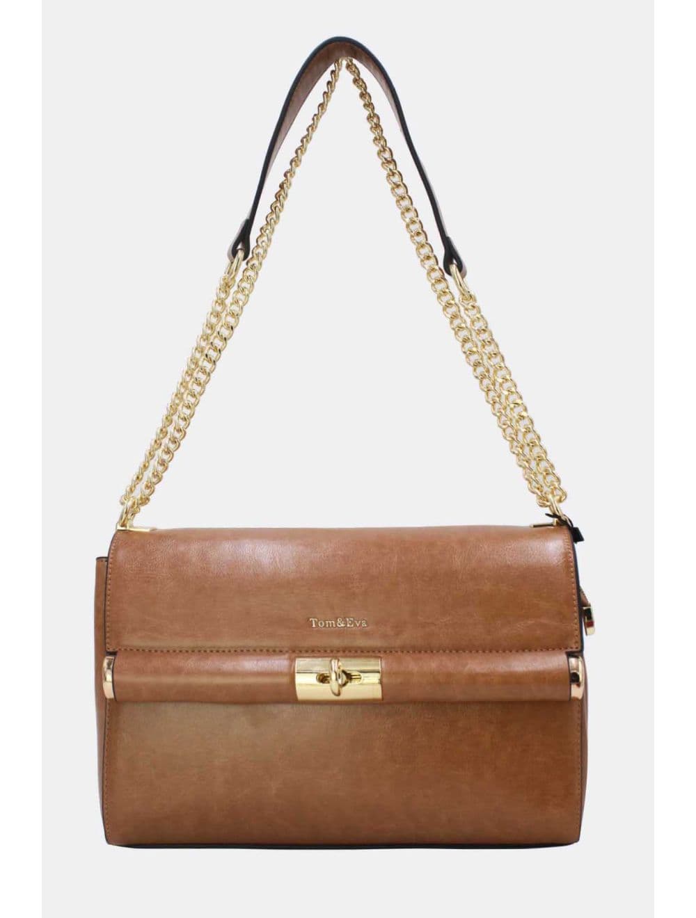 Sac Porte Épaule Effet Cuir 25B-6396-Abricot