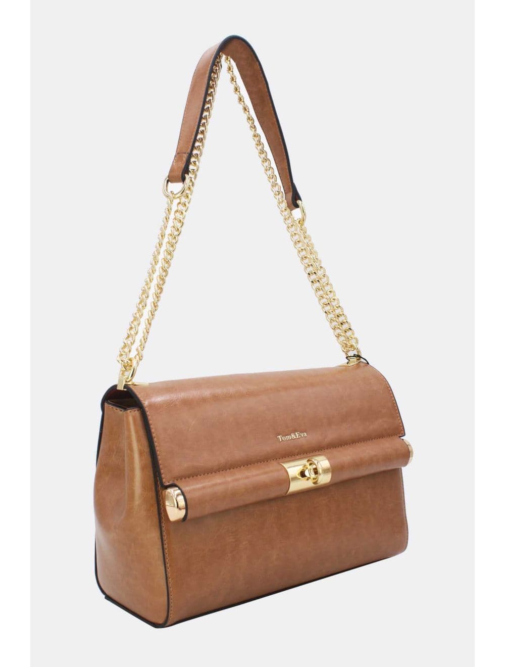 Sac Porte Épaule Effet Cuir 25B-6396-Abricot — vue 2