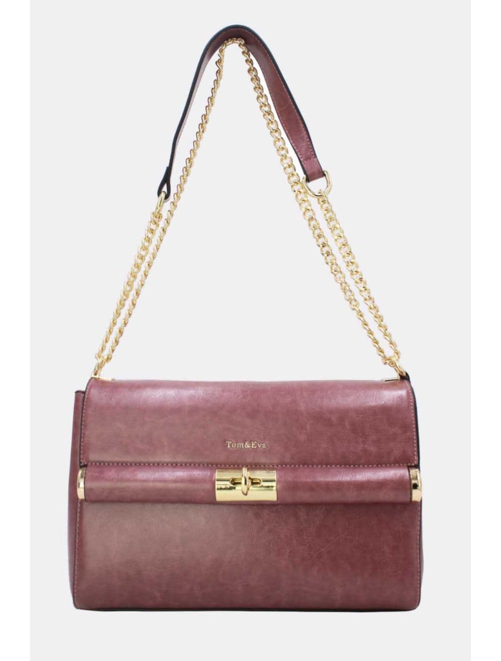 Sac Porte Épaule Effet Cuir 25B-6396-Rose