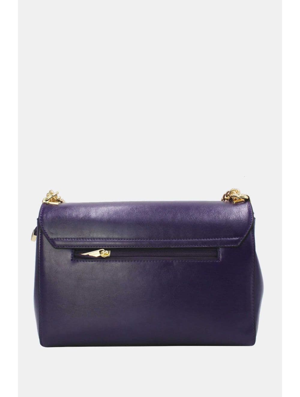 Sac Porte Épaule Effet Cuir 25B-6396-Violet — vue 3