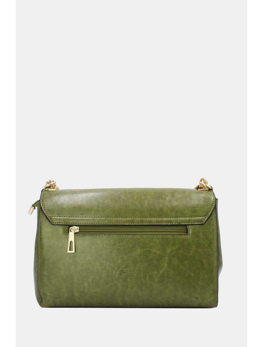 Sac Porte Épaule Effet Cuir 25B-6396-Vert — vue 3