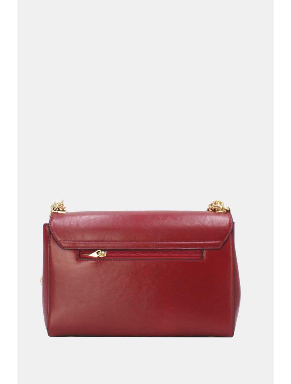 Sac Porte Épaule Effet Cuir 25B-6396-Bordeaux — vue 3