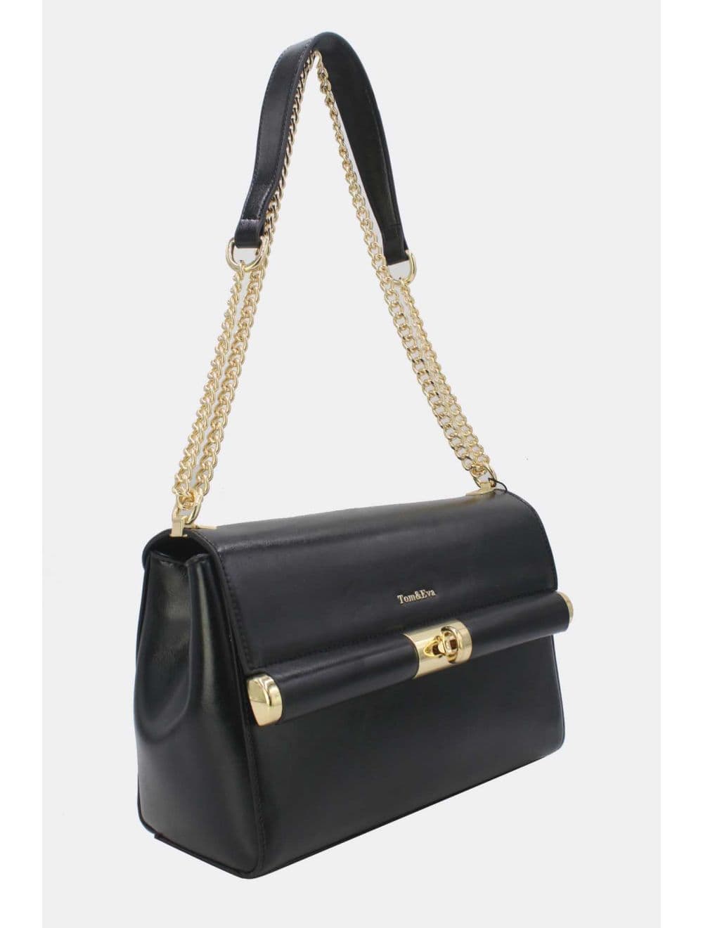 Sac Porte Épaule Effet Cuir 25B-6396-Noir — vue 2
