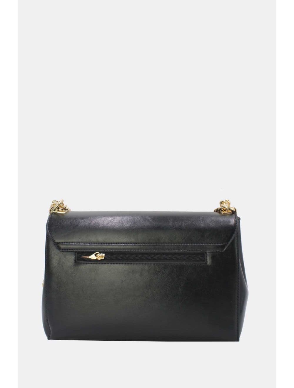 Sac Porte Épaule Effet Cuir 25B-6396-Noir — vue 3