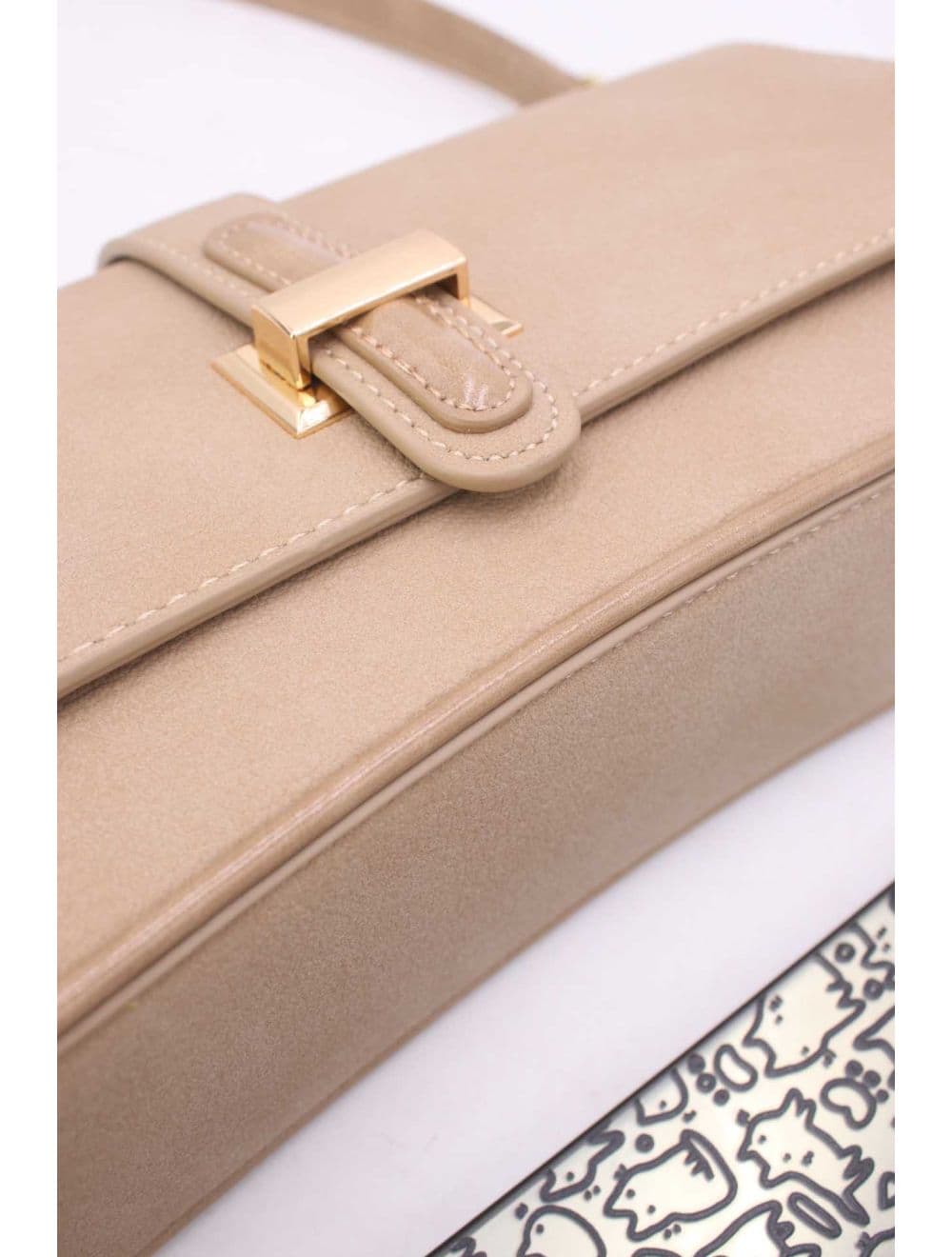 Sac Baguette Bandoulière 25B-6379-Abricot — vue 5