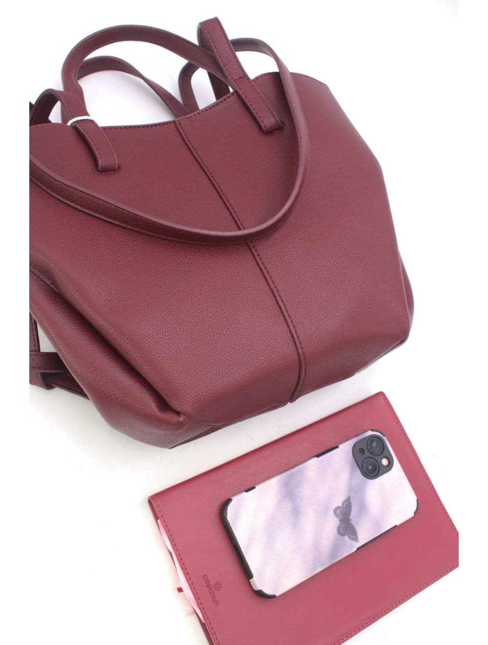 Sac Porté Épaule Chic 25B-6387-Bordeaux — vue 4