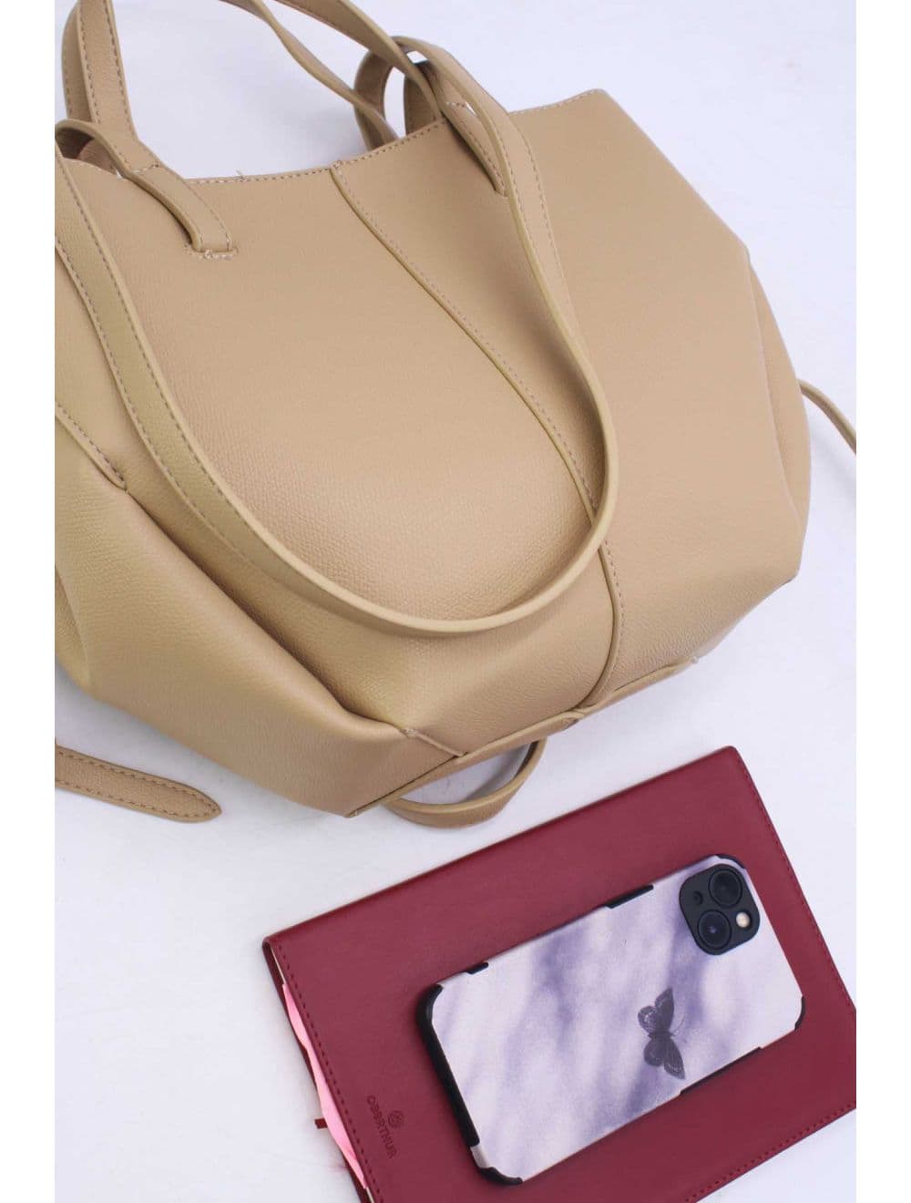 Sac Porté Épaule Chic 25B-6387-Abricot — vue 4