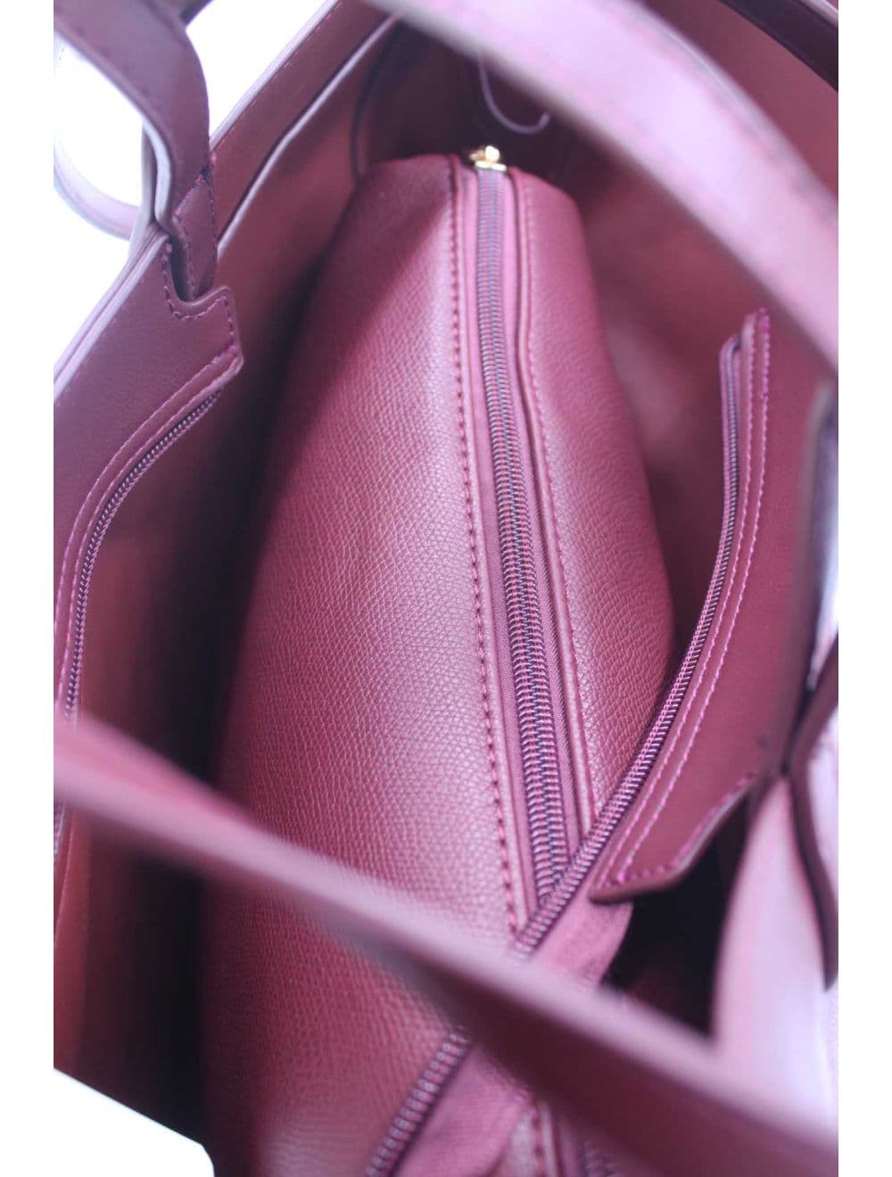 Sac Bandoulière et Porté Épaule 25B-6386-Bordeaux — vue 5