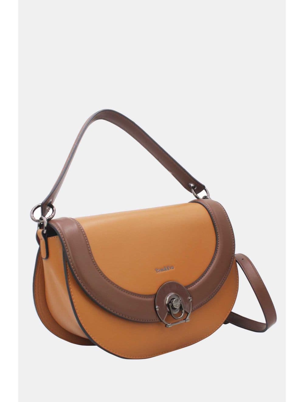 Sac Bandoulière et Porté Épaule 25P-6373-Brun — vue 3