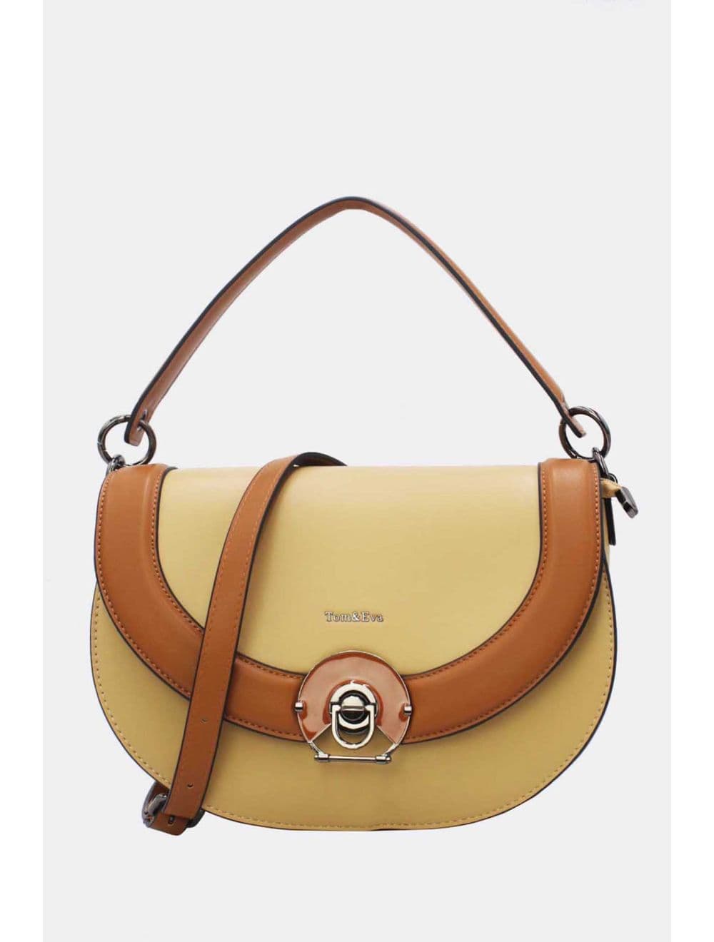 Sac Bandoulière et Porté Épaule 25P-6373-Abricot