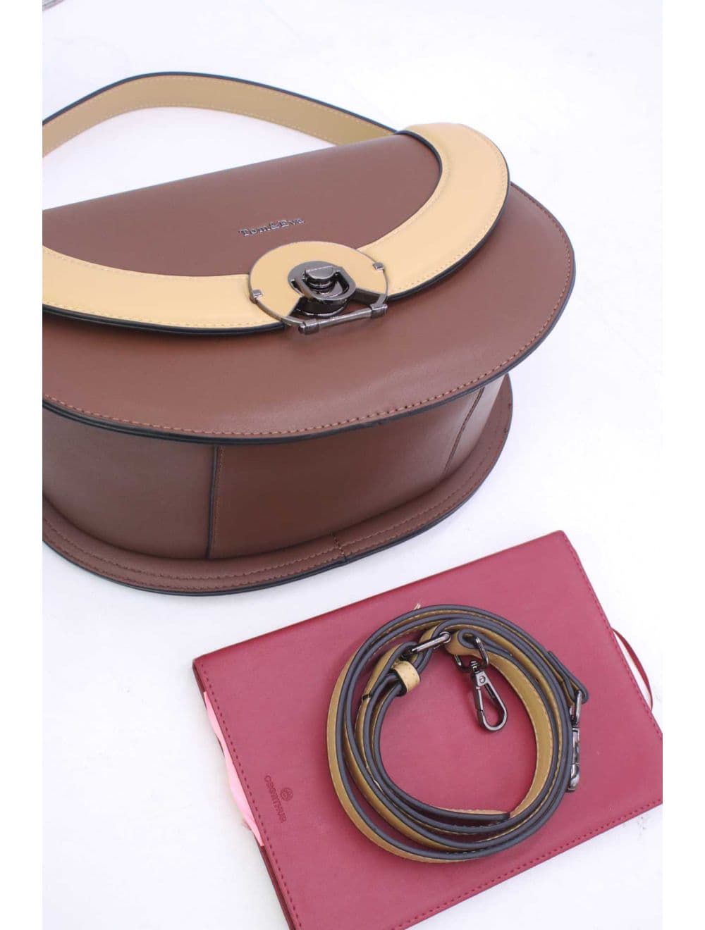 Sac Bandoulière et Porté Épaule 25P-6373-Café — vue 4