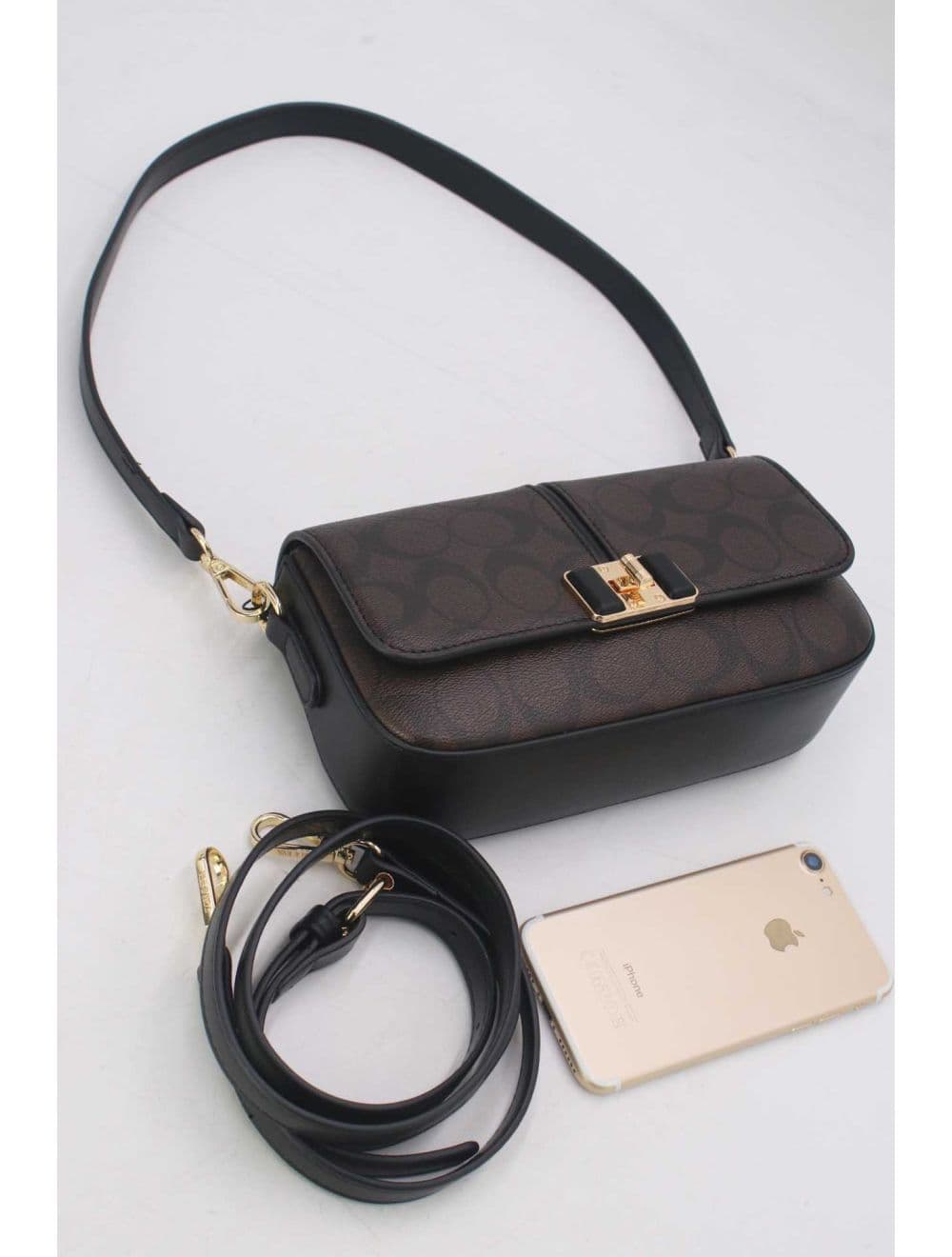 Sac Baguette Monogramme 24P-6074-Noir — vue 4