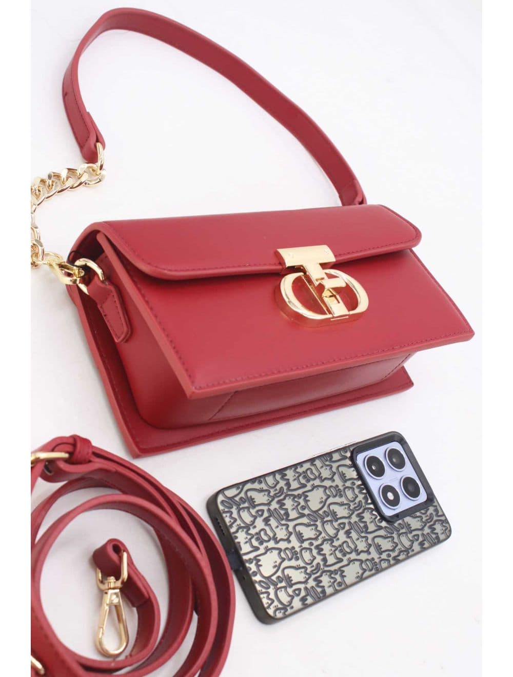 Sac Bandoulière et Porté Épaule 25P-6336-Rouge — vue 4