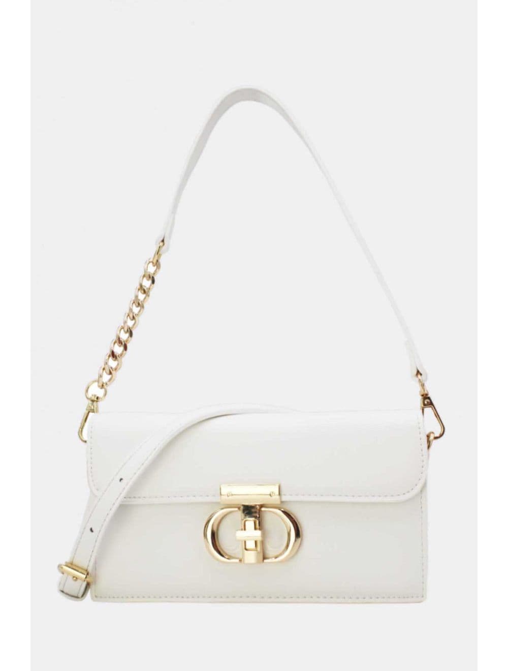 Sac Bandoulière et Porté Épaule 25P-6336-Blanc
