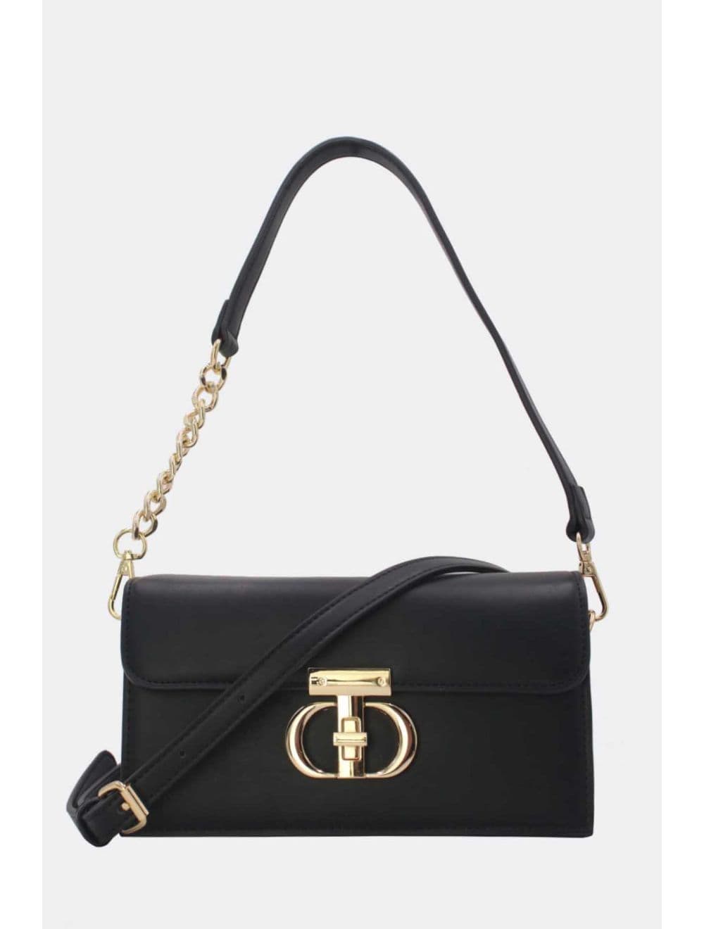 Sac Bandoulière et Porté Épaule 25P-6336-Noir