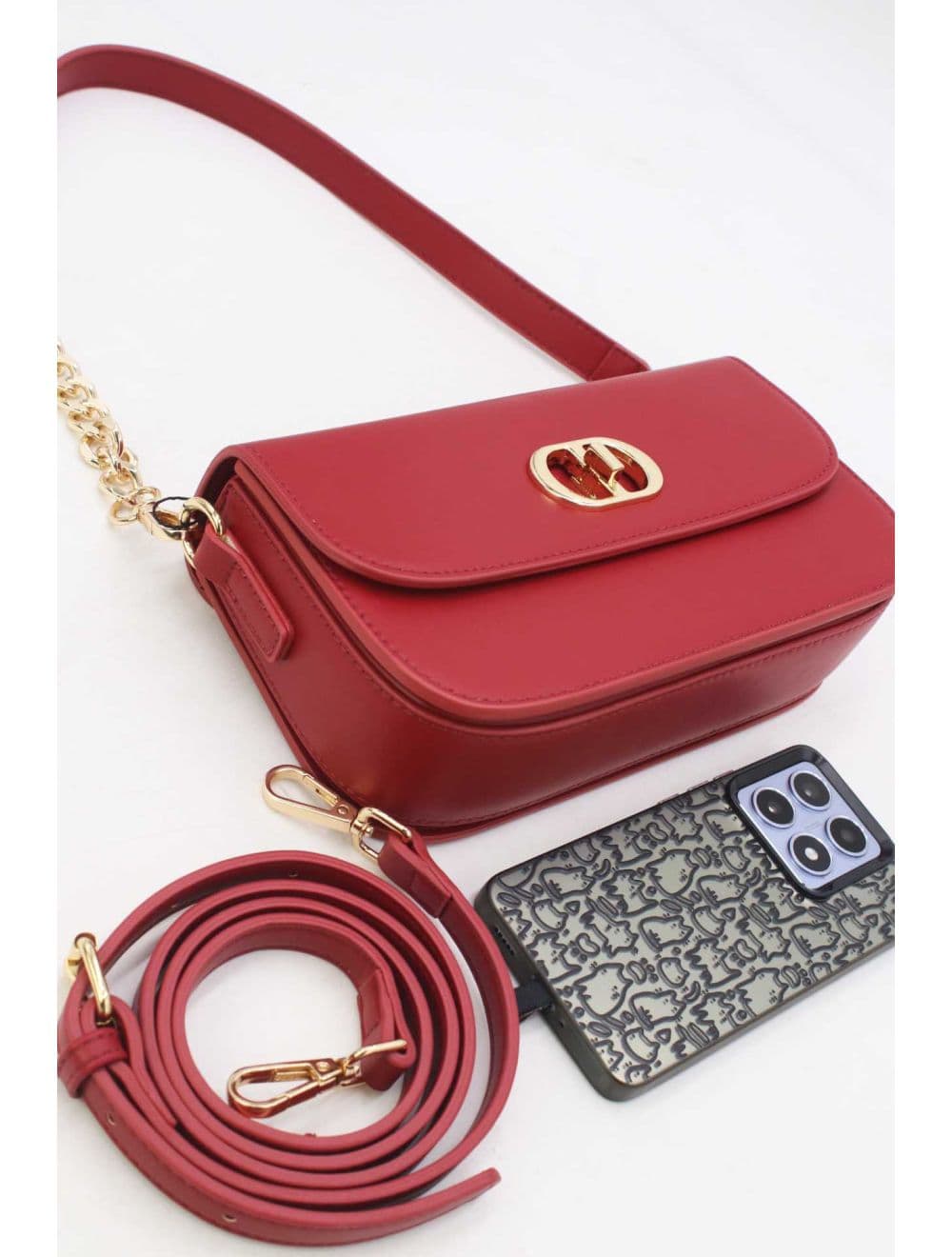 Sac Bandoulière et Porté Épaule 25P-6335-Rouge — vue 4