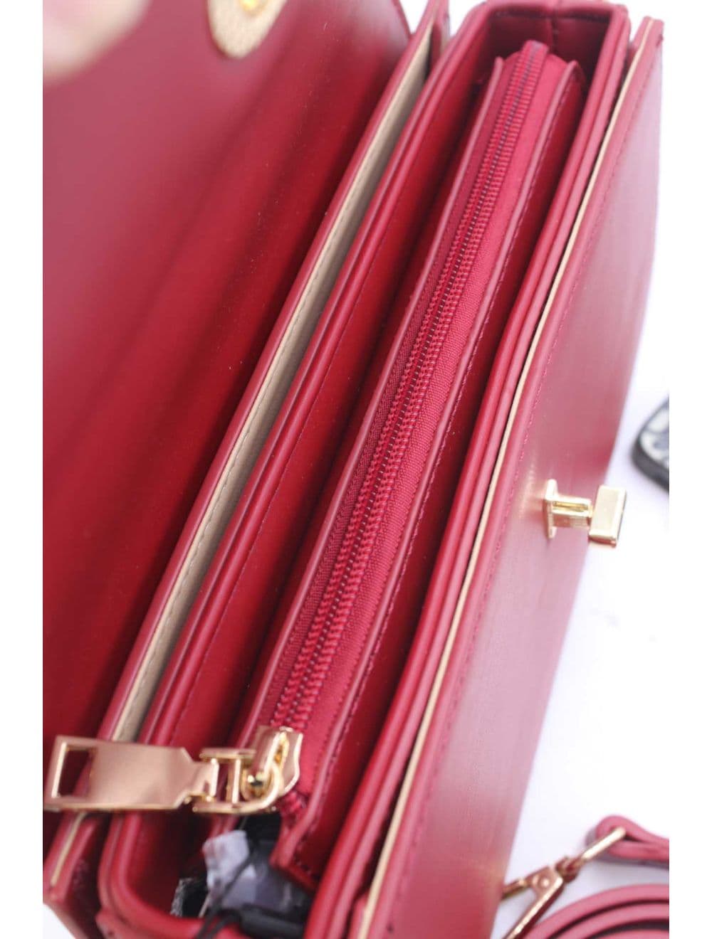 Sac Bandoulière et Porté Épaule 25P-6335-Rouge — vue 5