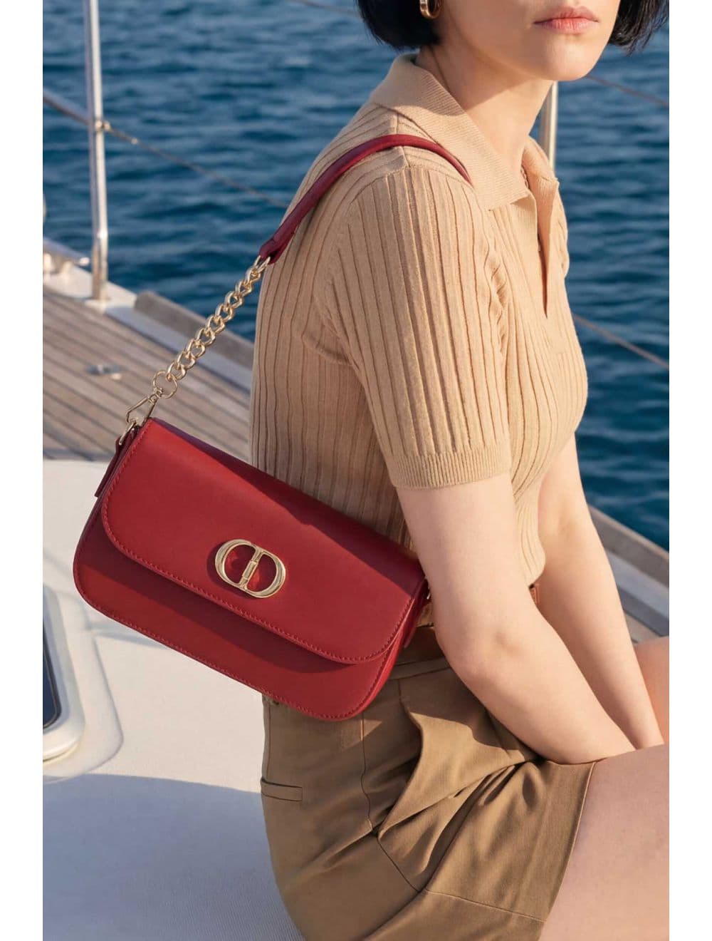 Sac Bandoulière et Porté Épaule 25P-6335-Rouge — vue 6