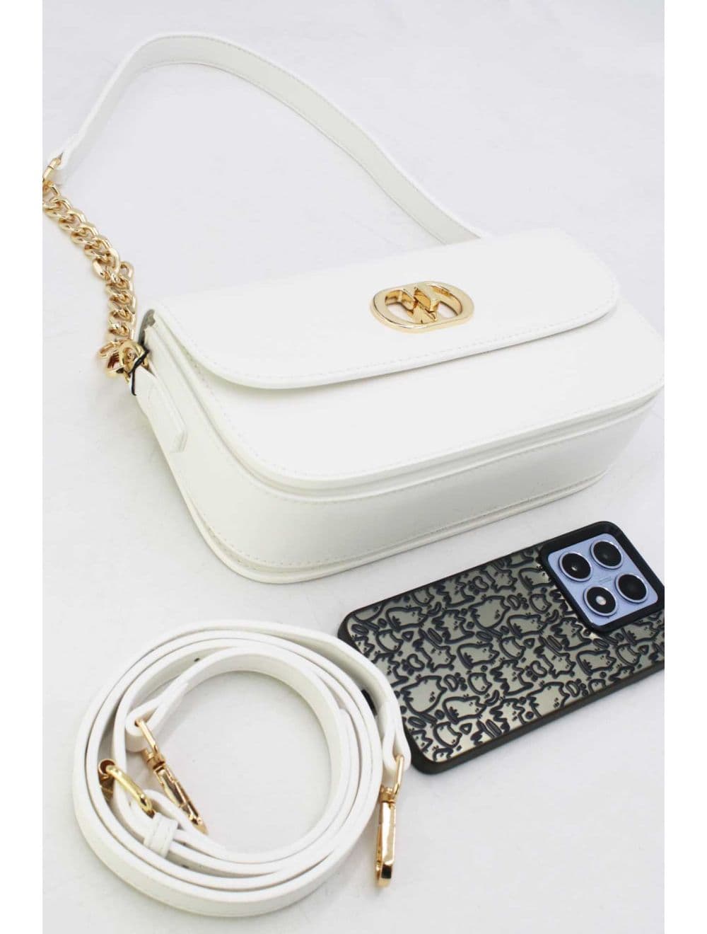 Sac Bandoulière et Porté Épaule 25P-6335-Blanc — vue 4