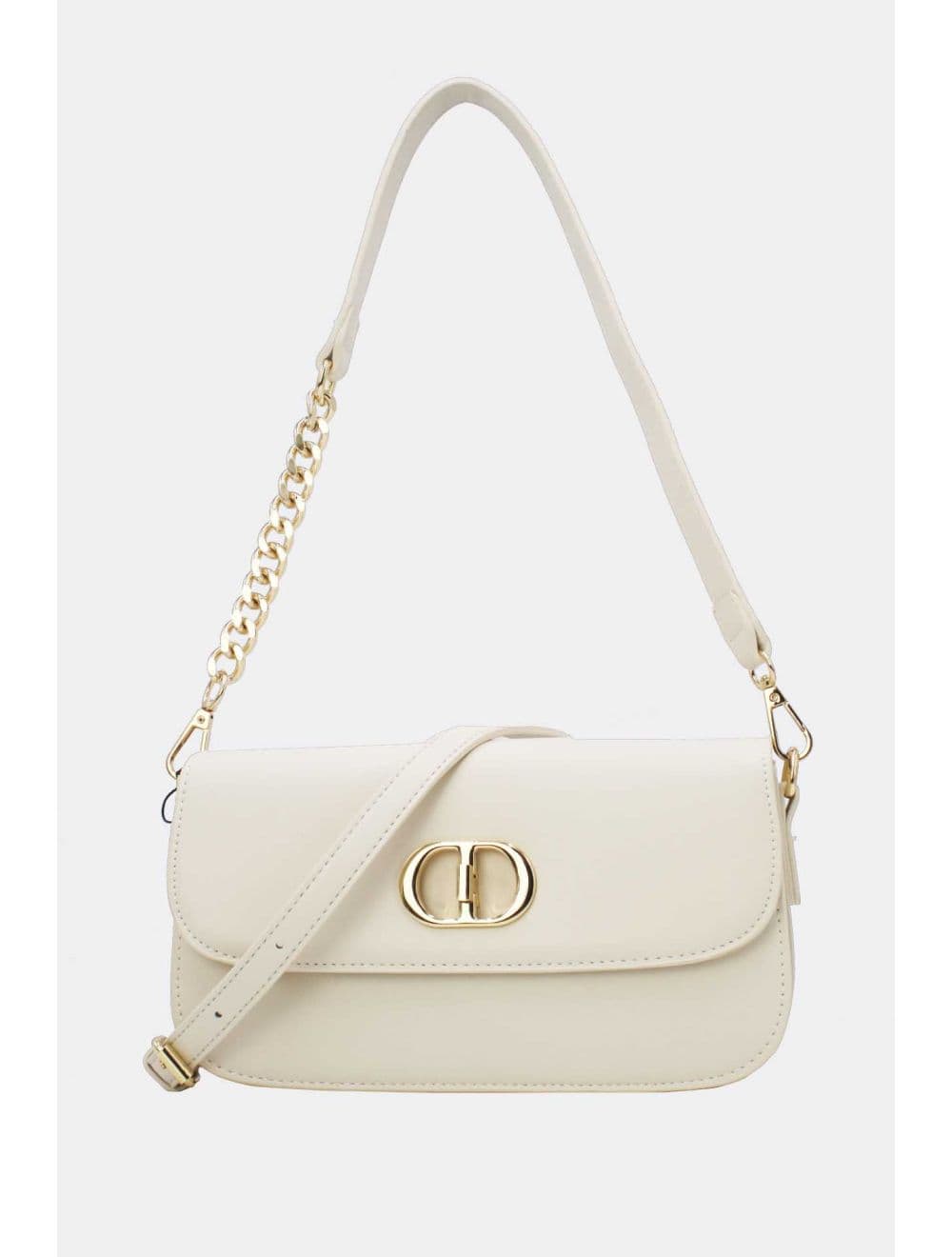 Sac Bandoulière et Porté Épaule 25P-6335-Beige