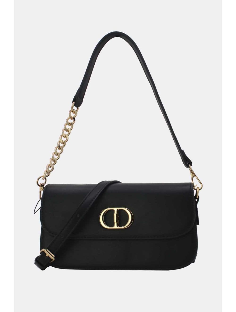 Sac Bandoulière et Porté Épaule 25P-6335-Noir