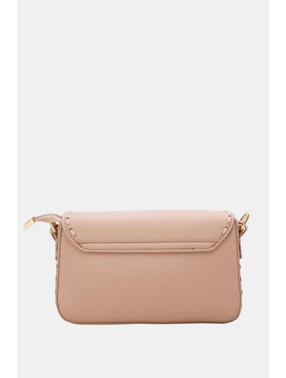 Sac Bandoulière et Porté Épaule Effet Cuir 25P-6150-Rose — vue 3