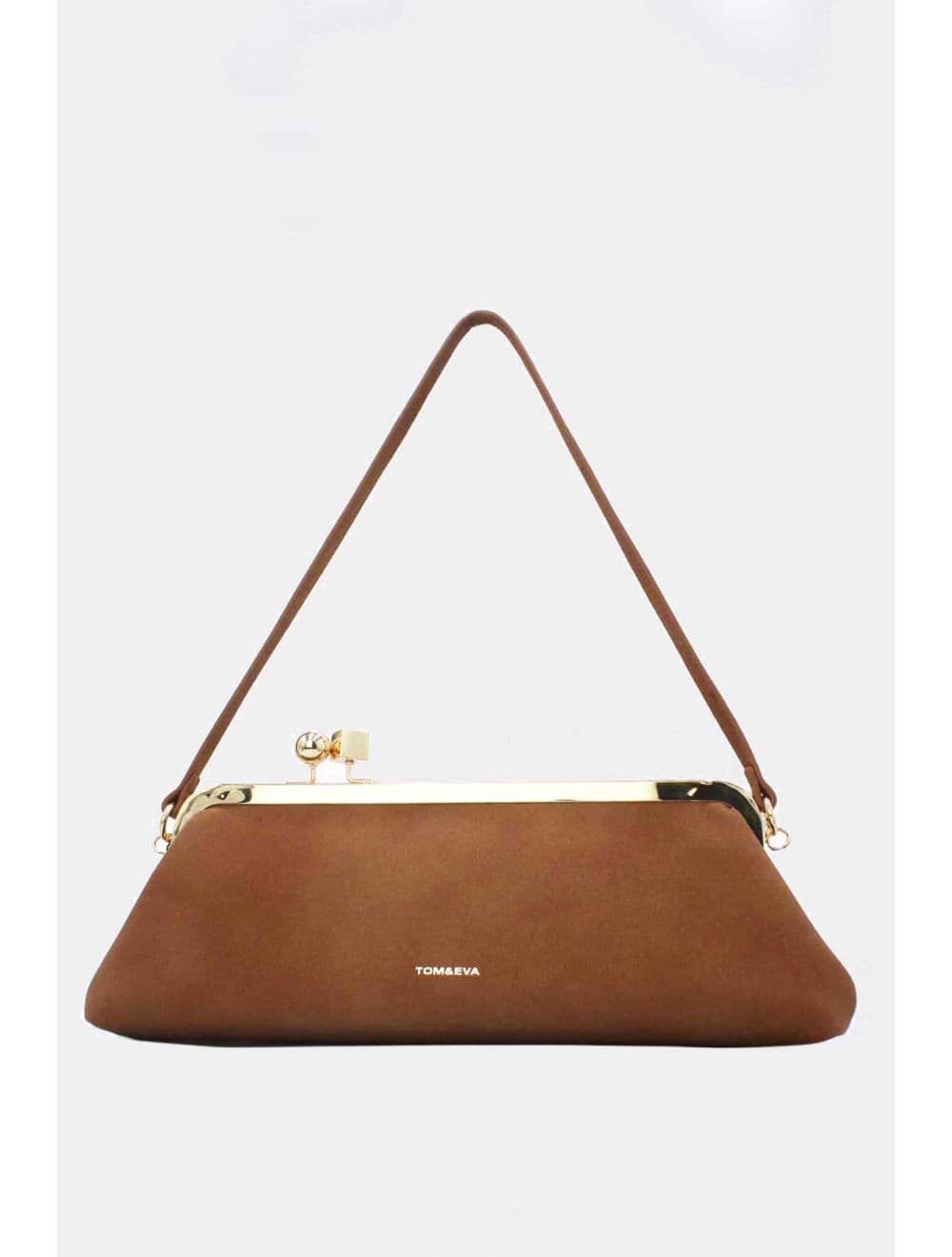 Sac Baguette Double Porté Épaule 25P-6380-Brun