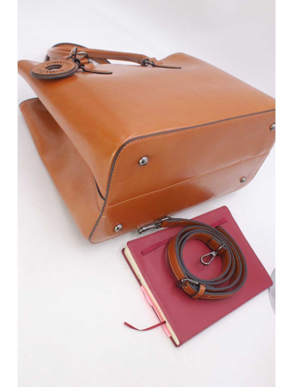 Sac à Main Avec Pendentif 25B-6362-Marron — vue 4