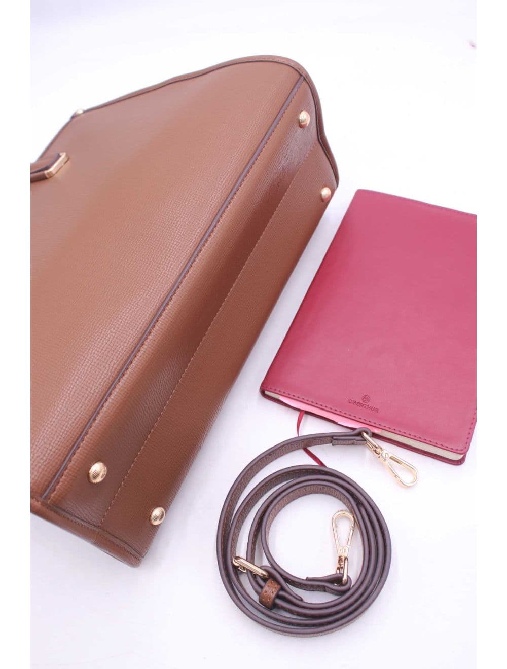 Sac à Main Avec Pendentif 25B-6345-Café — vue 3